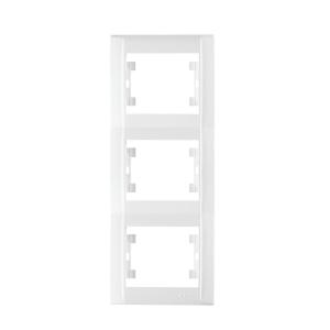Рамка Makel 3-м Defne вертик. бел. 42001708