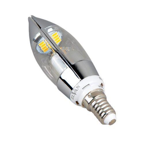 Лампа светодиодная диммируемая Elvan E14 5W 3000K прозрачная E14-5W-3000K-Dim-Q68-SL В наличии, Производитель:Elvan, Тип: Диммируемые, Артикул: E14-5W-3000K-Dim-Q68-SL Доставка по РФ, актуальные цены и остатки, интернет-магазин Торгостров