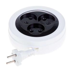 Удлинитель-рулетка PROconnect STANDARD 5 м, 3 гнезда, 2х0.75 мм?, б/з, белый 11-7225