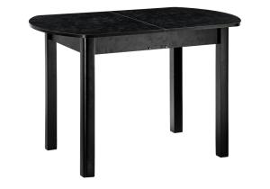 Стол деревянный Гюрен лофт 110(139)х70х74 черный / черный