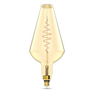 Лампа светодиодная филаментная Gauss E27 8,5W 2000K янтарная 180802105