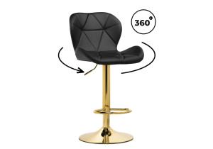 Барный стул Trio black / gold