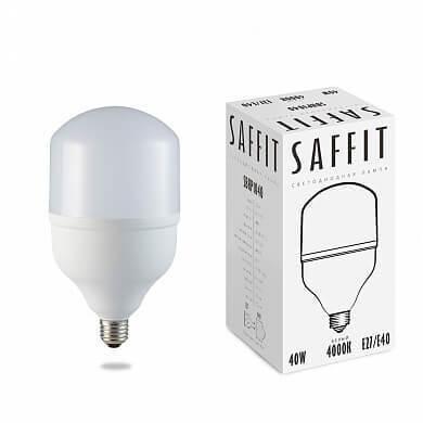 Лампа светодиодная Saffit E27-E40 40W 4000K Цилиндр Матовая SBHP1040 55092 В наличии, Производитель:Saffit, Тип: Светодиодные, Артикул: 55092 Доставка по РФ, актуальные цены и остатки, интернет-магазин Торгостров