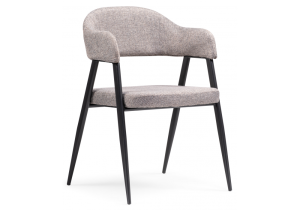 Стул на металлокаркасе Twin gray / black