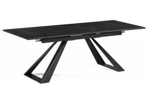 Керамический стол Геральд 160(220)х90х75 черный