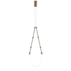 Подвесной светодиодный светильник Indigo Corda 14010/1P Brass V000062L
