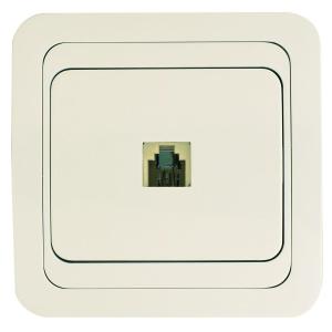 Розетка тf евро Makel Mimoza 25014