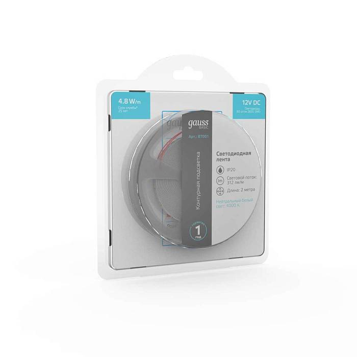 Светодиодная лента Gauss 4,8W/m 60LED/m 2835SMD нейтральный белый 2M BT001 Светодиодная лента Gauss 4,8W/m 60LED/m 2835SMD нейтральный белый 2M BT001 за 299 ₽ в наличии с доставкой по России. Светодиодные ленты. Интернет-магазин каталог товаров актуальные цены и остатки