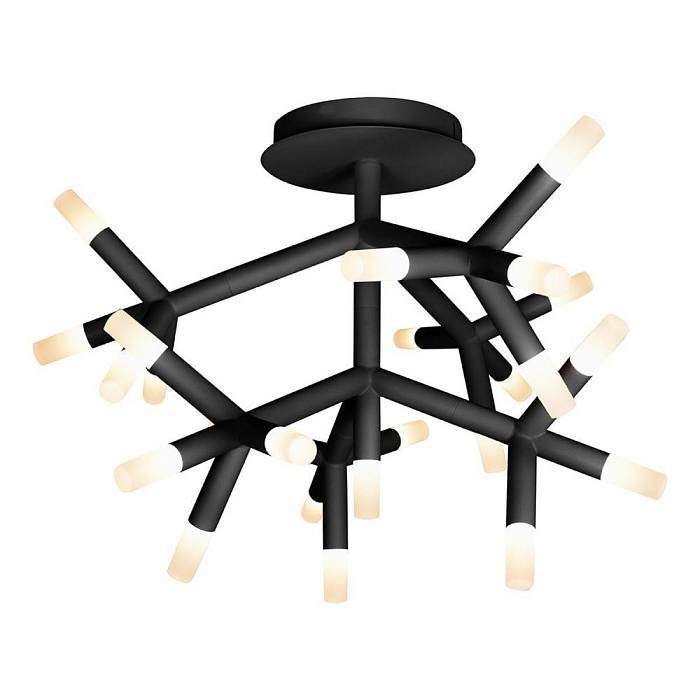 Потолочная светодиодная люстра iLedex Savage FS-017-X25 BK В наличии, Производитель:iLedex, Тип: Потолочные, Артикул: FS-017-X25 BK Доставка по РФ, актуальные цены и остатки, интернет-магазин Торгостров