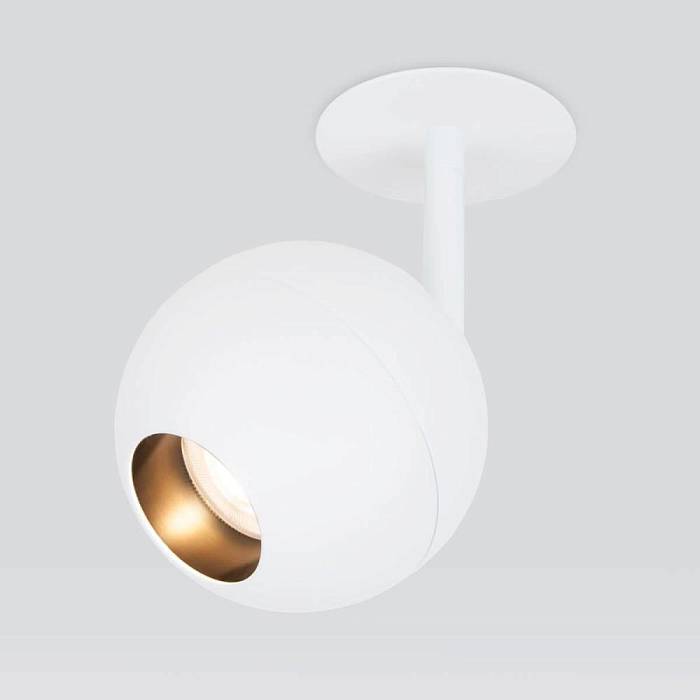 Встраиваемый светодиодный спот Elektrostandard Ball 9926 LED 12W 4200K белый a053737 В наличии, Производитель:Elektrostandard, Тип: Встраиваемые споты, Артикул: a053737 Доставка по РФ, актуальные цены и остатки, интернет-магазин Торгостров