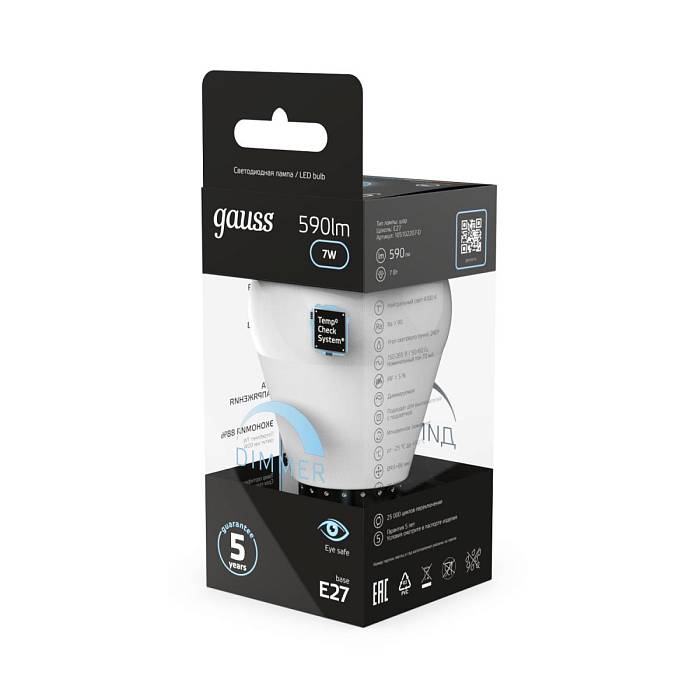  В наличии, Производитель:Gauss, Тип: Светодиодные, Артикул: 105102207 Доставка по РФ, актуальные цены и остатки, интернет-магазин Торгостров