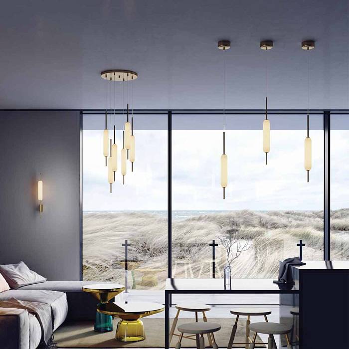 Подвесной светодиодный светильник Odeon Light Pendant Reeds 4794/12L В наличии, Производитель:Odeon Light, Тип: Подвесные, Артикул: 4794/12L Доставка по РФ, актуальные цены и остатки, интернет-магазин Торгостров