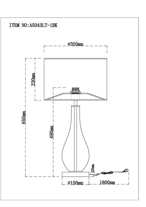 Настольная лампа Arte Lamp Naos A5043LT-1BK В наличии, Производитель:Arte Lamp, Тип: Декоративные, Артикул: A5043LT-1BK Доставка по РФ, актуальные цены и остатки, интернет-магазин Торгостров