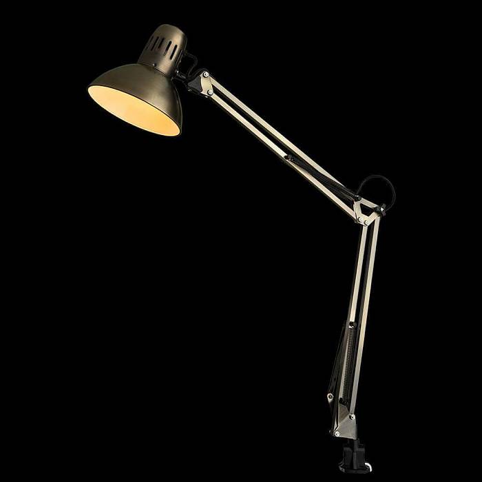 Настольная лампа Arte Lamp Senior A6068LT-1AB В наличии, Производитель:Arte Lamp, Тип: На струбцине, Артикул: A6068LT-1AB Доставка по РФ, актуальные цены и остатки, интернет-магазин Торгостров
