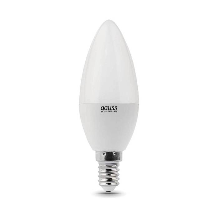 Купить Лампа светодиодная Gauss E14 8W 3000K матовая 33118 за 169 ₽ в наличии с доставкой по России. Интернет-магазин каталог товаров