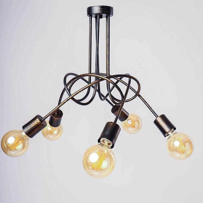 Потолочная люстра Adilux Tango Black Patina 10135 В наличии, Производитель:Adilux, Тип: Потолочные, Артикул: 10135 Доставка по РФ, актуальные цены и остатки, интернет-магазин Торгостров