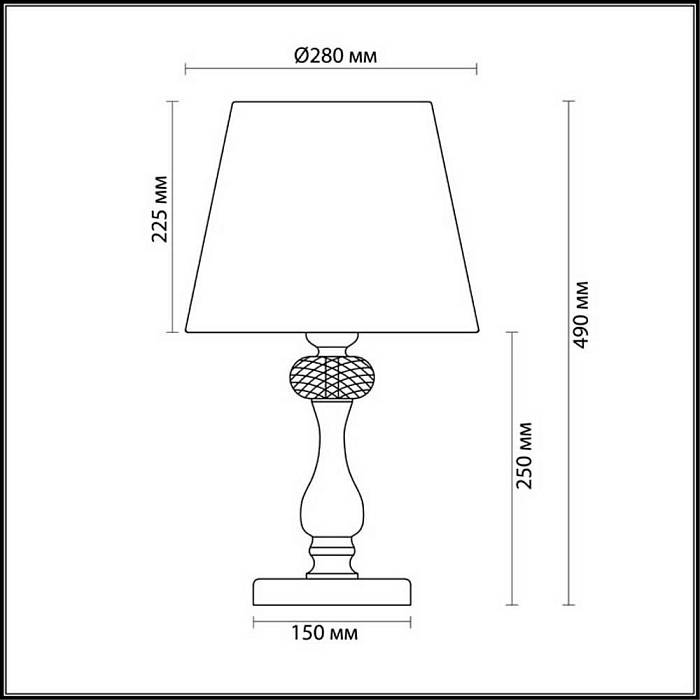 Настольная лампа Odeon Light Classic Aurelia 3390/1T В наличии, Производитель:Odeon Light, Тип: Декоративные, Артикул: 3390/1T Доставка по РФ, актуальные цены и остатки, интернет-магазин Торгостров