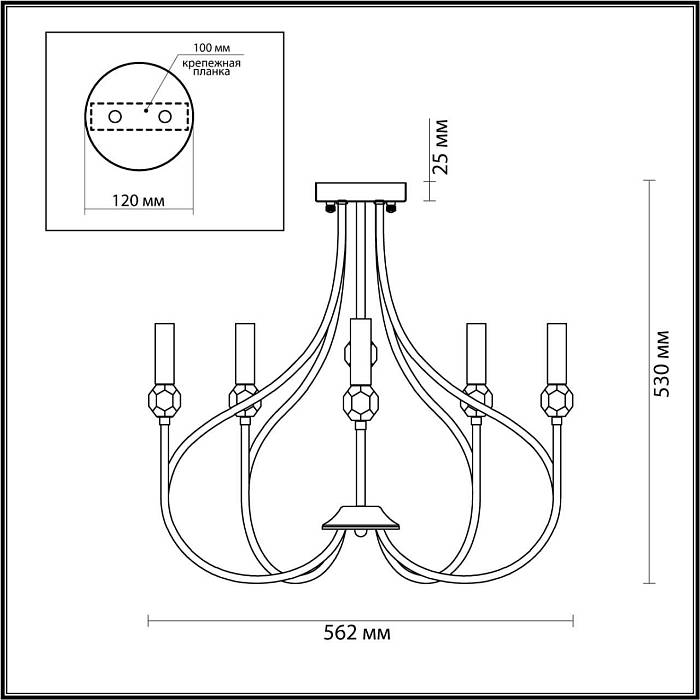  В наличии, Производитель:Lumion, Тип: Подвесные, Артикул: 4495/5C Доставка по РФ, актуальные цены и остатки, интернет-магазин Торгостров