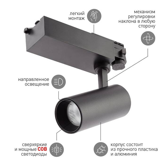 Трековый светодиодный светильник ЭРА SТR-30-36-40K-B20 Б0049763 Трековый светодиодный светильник ЭРА SТR-30-36-40K-B20 Б0049763 за 2 232 ₽ в наличии с доставкой по России. Трековые светильники. Интернет-магазин каталог товаров актуальные цены и остатки