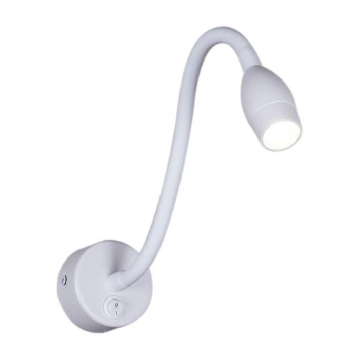 Бра Reluce 86200-9.2-001MN LED3W WT В наличии, Производитель:Reluce, Тип: Гибкие бра, Артикул: 86200-9.2-001MN LED3W WT Доставка по РФ, актуальные цены и остатки, интернет-магазин Торгостров