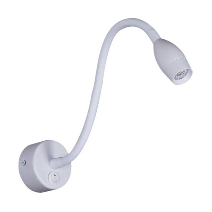Бра Reluce 86200-9.2-001MN LED3W WT В наличии, Производитель:Reluce, Тип: Гибкие бра, Артикул: 86200-9.2-001MN LED3W WT Доставка по РФ, актуальные цены и остатки, интернет-магазин Торгостров