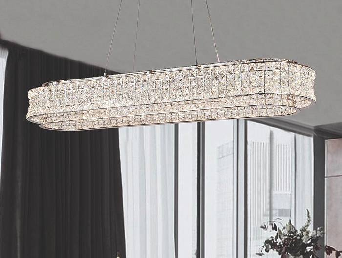 Подвесной светодиодный светильник Newport Venera 8510/120 chrome М0069973 В наличии, Производитель:Newport, Тип: Подвесные, Артикул: 8510/120 chrome Доставка по РФ, актуальные цены и остатки, интернет-магазин Торгостров