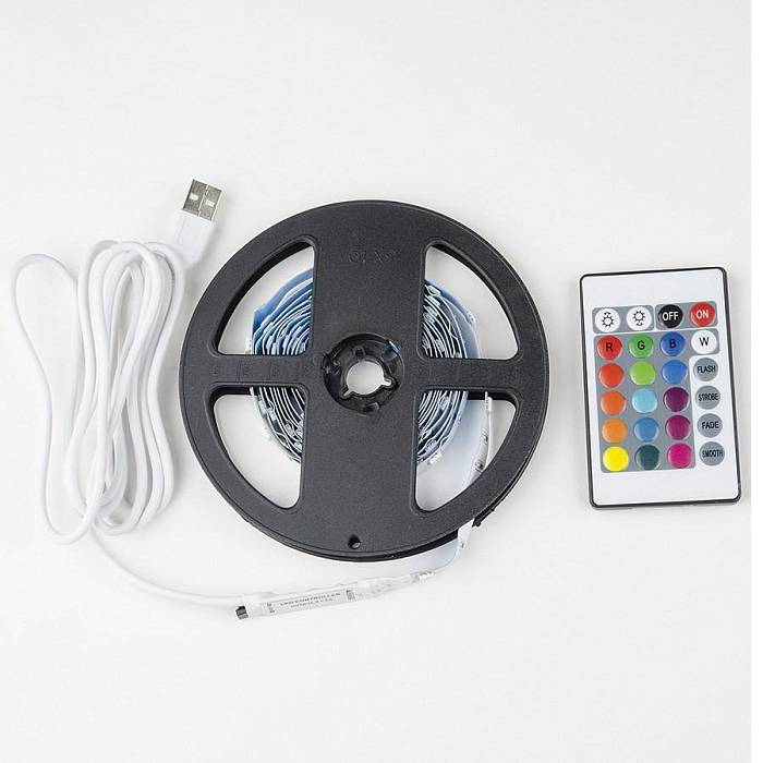 Светодиодная лента Uniel 4W/m RGB 3M ULS-U12 3M/RGB/1.5M/USB/RC IP20 RUA02C24 UL-00007534 за 679 ₽ в наличии с доставкой по России. Светодиодные ленты. Интернет-магазин каталог товаров актуальные цены и остатки
