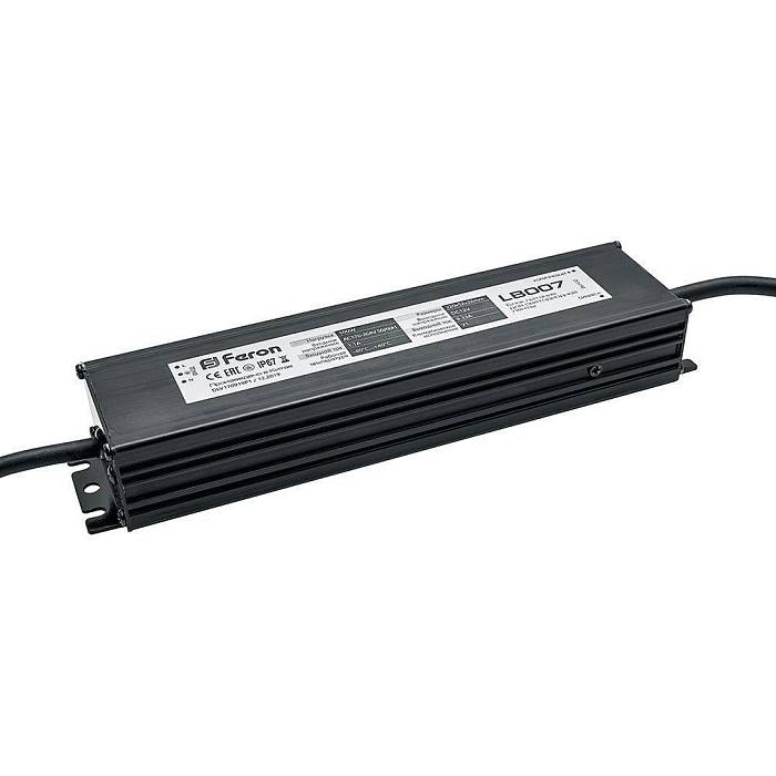Блок питания Feron LB007 12V 100W IP67 8,33A 21493 Блок питания Feron LB007 12V 100W IP67 8,33A 21493 за 2 622 ₽ в наличии с доставкой по России. Блоки питания. Интернет-магазин каталог товаров актуальные цены и остатки