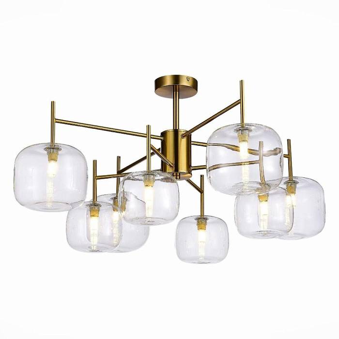 Потолочная люстра ST Luce FINN SL1049.302.08 В наличии, Производитель:ST Luce, Тип: Люстры на штанге, Артикул: SL1049.302.08 Доставка по РФ, актуальные цены и остатки, интернет-магазин Торгостров