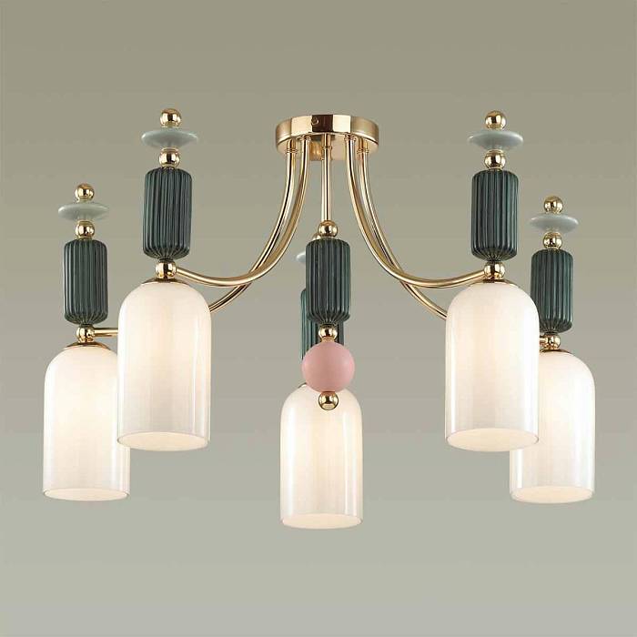Потолочная люстра Odeon Light Classic Candy 4861/5C В наличии, Производитель:Odeon Light, Тип: Потолочные, Артикул: 4861/5C Доставка по РФ, актуальные цены и остатки, интернет-магазин Торгостров