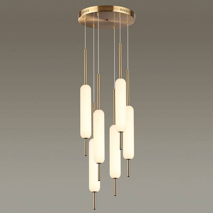Подвесной светодиодный светильник Odeon Light Pendant Reeds 4794/72L В наличии, Производитель:Odeon Light, Тип: Подвесные, Артикул: 4794/72L Доставка по РФ, актуальные цены и остатки, интернет-магазин Торгостров