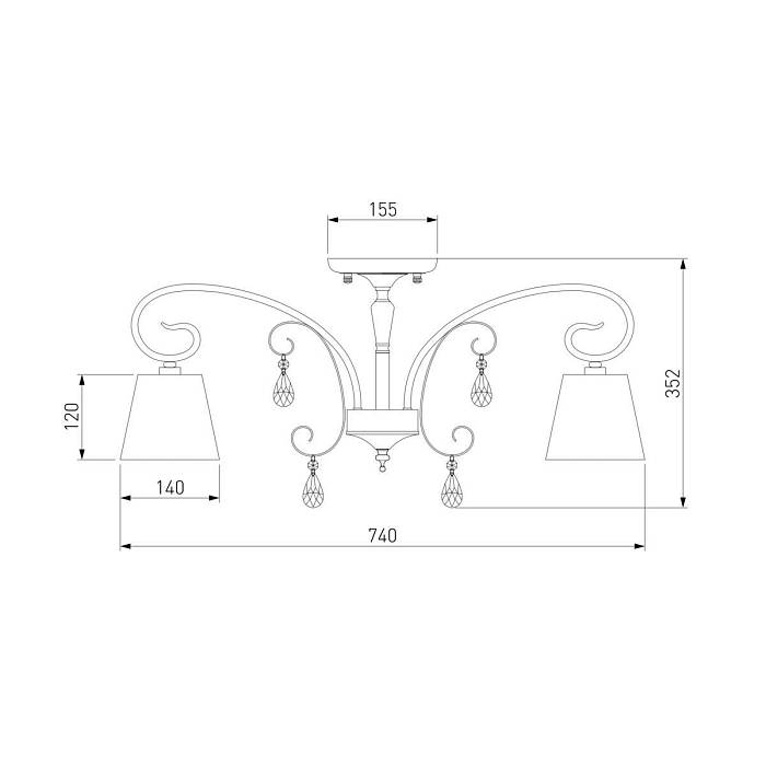  В наличии, Производитель:Eurosvet, Тип: Потолочные, Артикул: 00000082055 Доставка по РФ, актуальные цены и остатки, интернет-магазин Торгостров