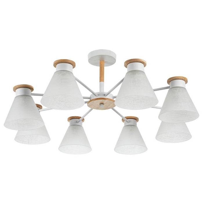 Потолочная люстра Arte Lamp Tyler A1031PL-8WH В наличии, Производитель:Arte Lamp, Тип: Люстры на штанге, Артикул: A1031PL-8WH Доставка по РФ, актуальные цены и остатки, интернет-магазин Торгостров