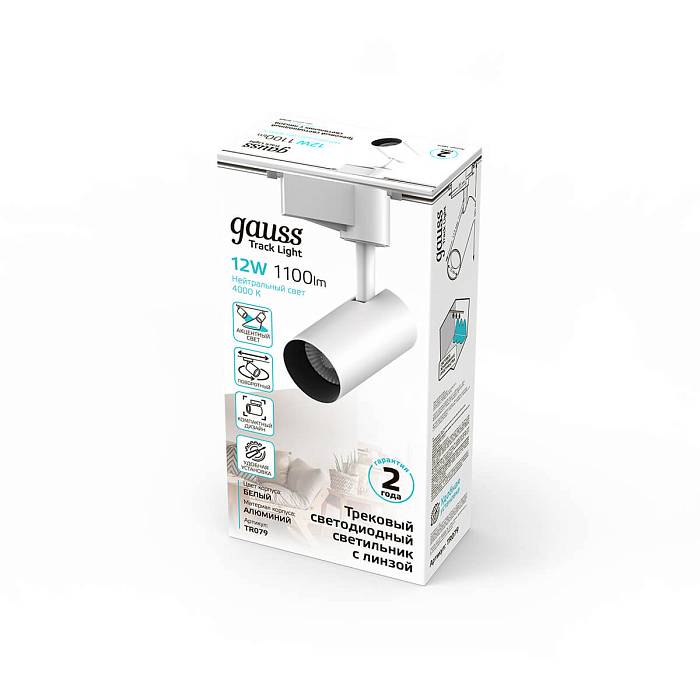 Трековый светодиодный светильник Gauss Track Light Led TR079 Трековый светодиодный светильник Gauss Track Light Led TR079 за 975 ₽ в наличии с доставкой по России. Трековые светильники. Интернет-магазин каталог товаров актуальные цены и остатки