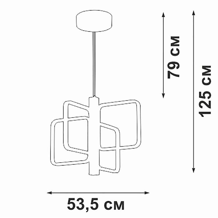  В наличии, Производитель:Vitaluce, Тип: Подвесные, Артикул: V3968-0/4S Доставка по РФ, актуальные цены и остатки, интернет-магазин Торгостров