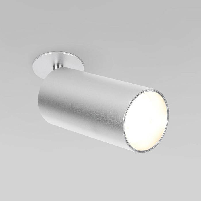 Встраиваемый светодиодный спот Elektrostandard Diffe 25066/Led серебряный a058212 В наличии, Производитель:Elektrostandard, Тип: Встраиваемые споты, Артикул: a058212 Доставка по РФ, актуальные цены и остатки, интернет-магазин Торгостров
