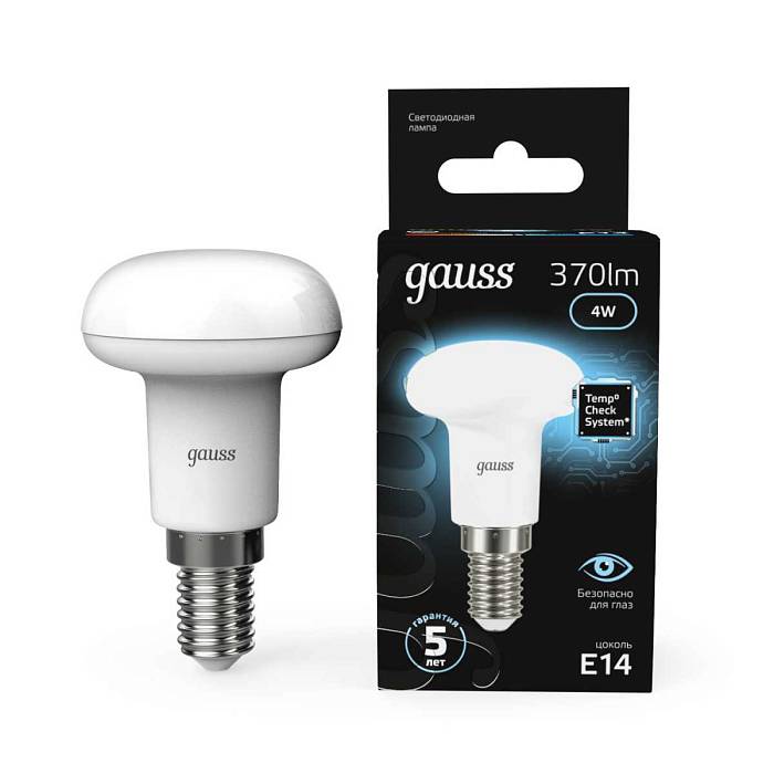 Лампа светодиодная рефлекторная Gauss E14 4W 4100K матовая 106001204 В наличии, Производитель:Gauss, Тип: Светодиодные, Артикул: 106001204 Доставка по РФ, актуальные цены и остатки, интернет-магазин Торгостров