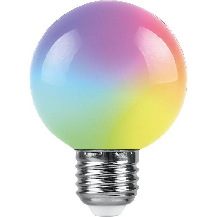 Купить Лампа светодиодная Feron E27 3W RGB матовая LB-371 38115 за 160 ₽ в наличии с доставкой по России. Интернет-магазин каталог товаров