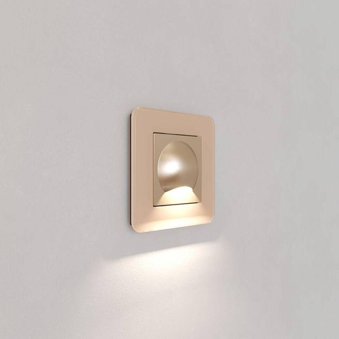 Встраиваемая LED подсветка Werkel шампань W1154411 4690389179242 В наличии, Производитель:Werkel, Тип: Подсветка для лестниц и ступеней, Артикул: a057495 Доставка по РФ, актуальные цены и остатки, интернет-магазин Торгостров