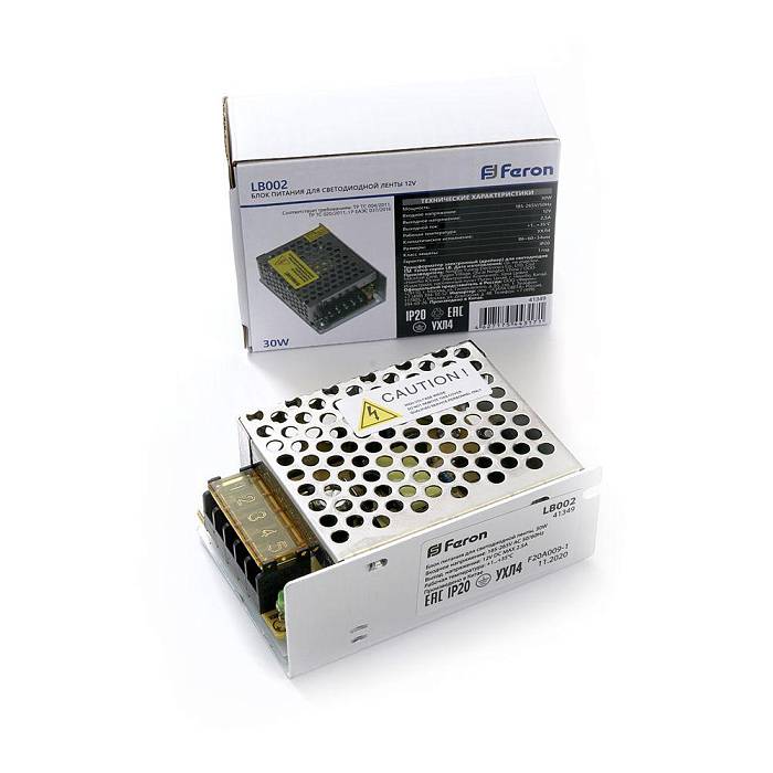 Блок питания для светодиодной ленты Feron LB002 12V 30W IP20 2,5A 41349 Блок питания для светодиодной ленты Feron LB002 12V 30W IP20 2,5A 41349 за 593 ₽ в наличии с доставкой по России. Блоки питания. Интернет-магазин каталог товаров актуальные цены и остатки
