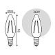 Купить Лампа светодиодная диммируемая Gauss филаментная E14 5W 2700К прозрачная 103801105-D за 259 ₽ в наличии с доставкой по России. Интернет-магазин каталог товаров