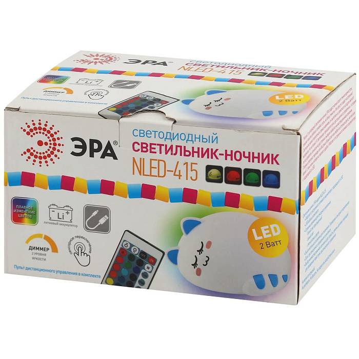 Настольная лампа ЭРА NLED-415-2W-BU Б0041095 Настольная лампа ЭРА NLED-415-2W-BU Б0041095 за 2 070 ₽ в наличии с доставкой по России. Светильники-ночники. Интернет-магазин каталог товаров актуальные цены и остатки