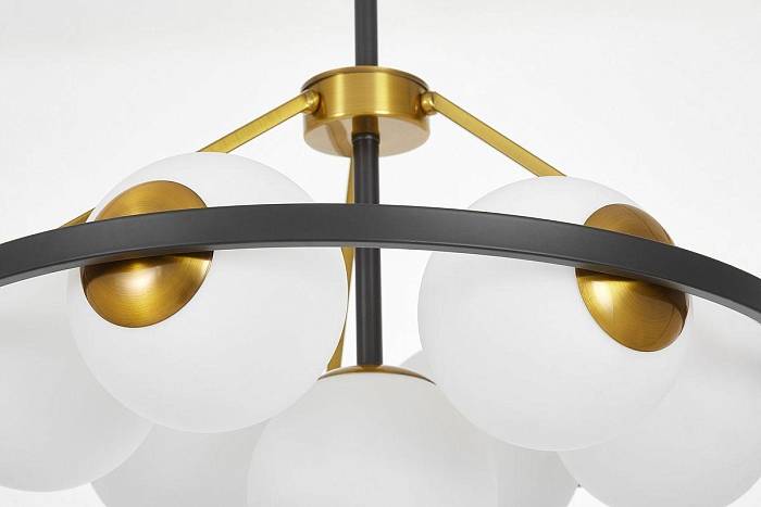Подвесная люстра Lumina Deco Donzano LDP 8034-7 BK+WT В наличии, Производитель:Lumina Deco, Тип: Люстры на штанге, Артикул: LDP 8034-7 BK+WT Доставка по РФ, актуальные цены и остатки, интернет-магазин Торгостров