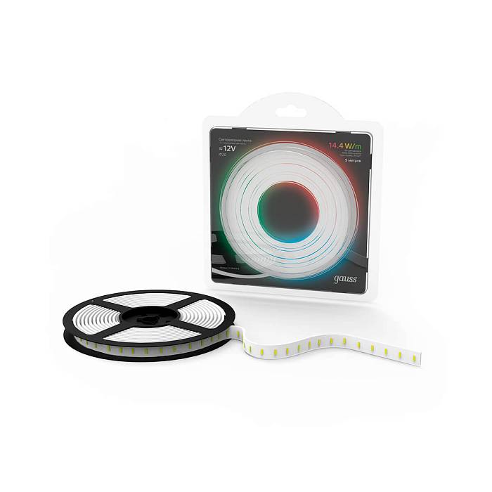 Светодиодная лента Gauss 14,4W/m 60LED/m 5050SMD RGB 5M 312000414 Светодиодная лента Gauss 14,4W/m 60LED/m 5050SMD RGB 5M 312000414 за 1 850 ₽ в наличии с доставкой по России. Светодиодные ленты. Интернет-магазин каталог товаров актуальные цены и остатки