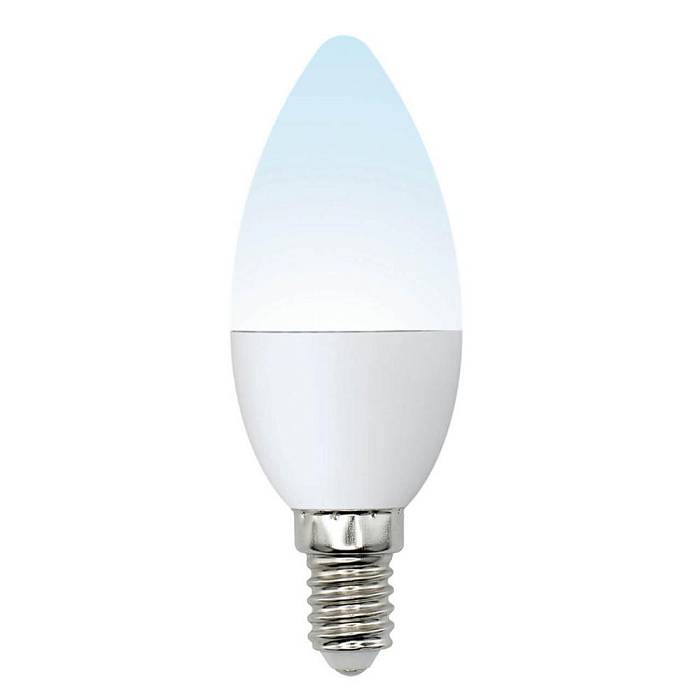 Лампа светодиодная Uniel E14 6W 4000K матовая LED-C37-6W/NW/E14/FR/MB PLM11WH UL-00002374 В наличии, Производитель:Uniel, Тип: Светодиодные, Артикул: LED-C37-6W/NW/E14/FR/MB PLM11WH Доставка по РФ, актуальные цены и остатки, интернет-магазин Торгостров