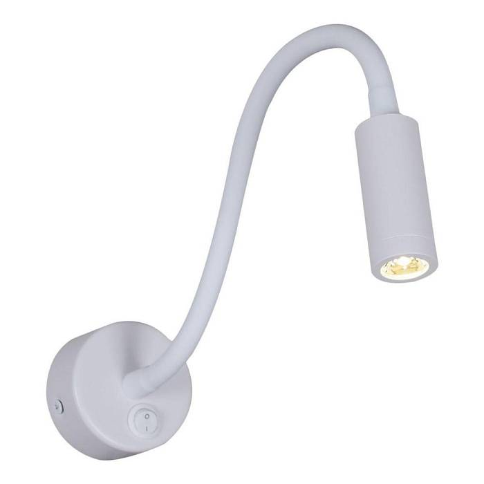 Бра Reluce 86201-9.2-001MN LED3W WT В наличии, Производитель:Reluce, Тип: Гибкие бра, Артикул: 86201-9.2-001MN LED3W WT Доставка по РФ, актуальные цены и остатки, интернет-магазин Торгостров