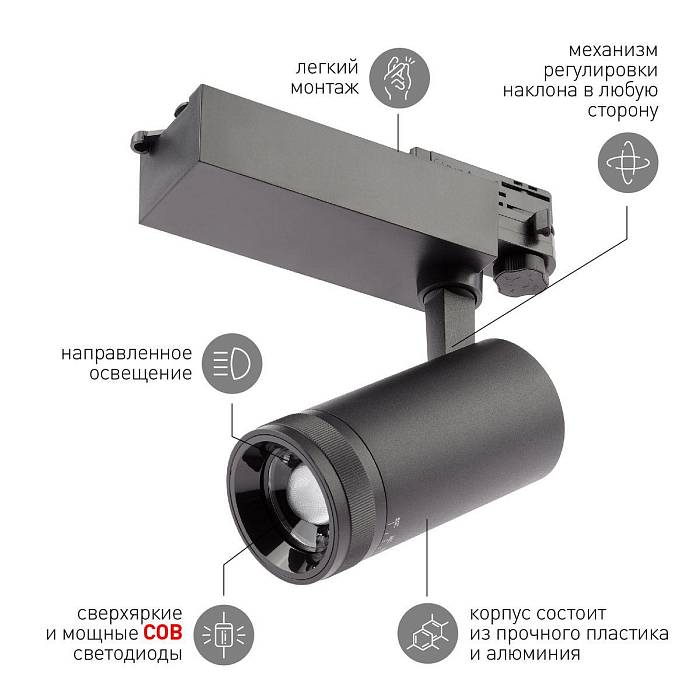 Трековый светодиодный светильник ЭРА STR-30-99-40K-B30 Б0049791 Трековый светодиодный светильник ЭРА STR-30-99-40K-B30 Б0049791 за 4 859 ₽ в наличии с доставкой по России. Трековые светильники. Интернет-магазин каталог товаров актуальные цены и остатки