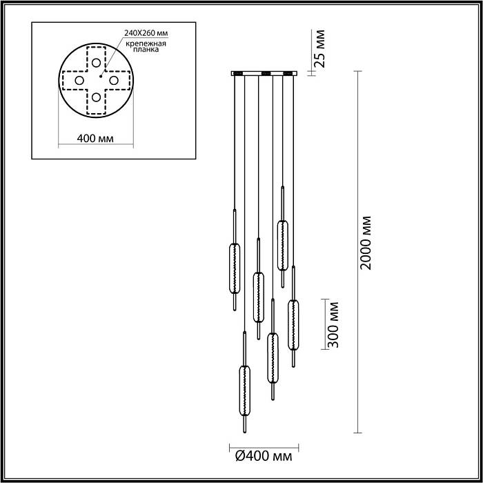 Подвесной светодиодный светильник Odeon Light Pendant Reeds 4794/72L В наличии, Производитель:Odeon Light, Тип: Подвесные, Артикул: 4794/72L Доставка по РФ, актуальные цены и остатки, интернет-магазин Торгостров