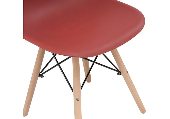 Купить Пластиковый стул Eames PC-015 bordeaux за 2 300 ₽ в наличии с доставкой по России. Интернет-магазин каталог товаров