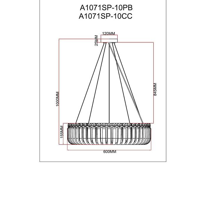 Подвесной светильник Arte Lamp Mayotte A1071SP-10PB В наличии, Производитель:Arte Lamp, Тип: Подвесные, Артикул: A1071SP-10PB Доставка по РФ, актуальные цены и остатки, интернет-магазин Торгостров